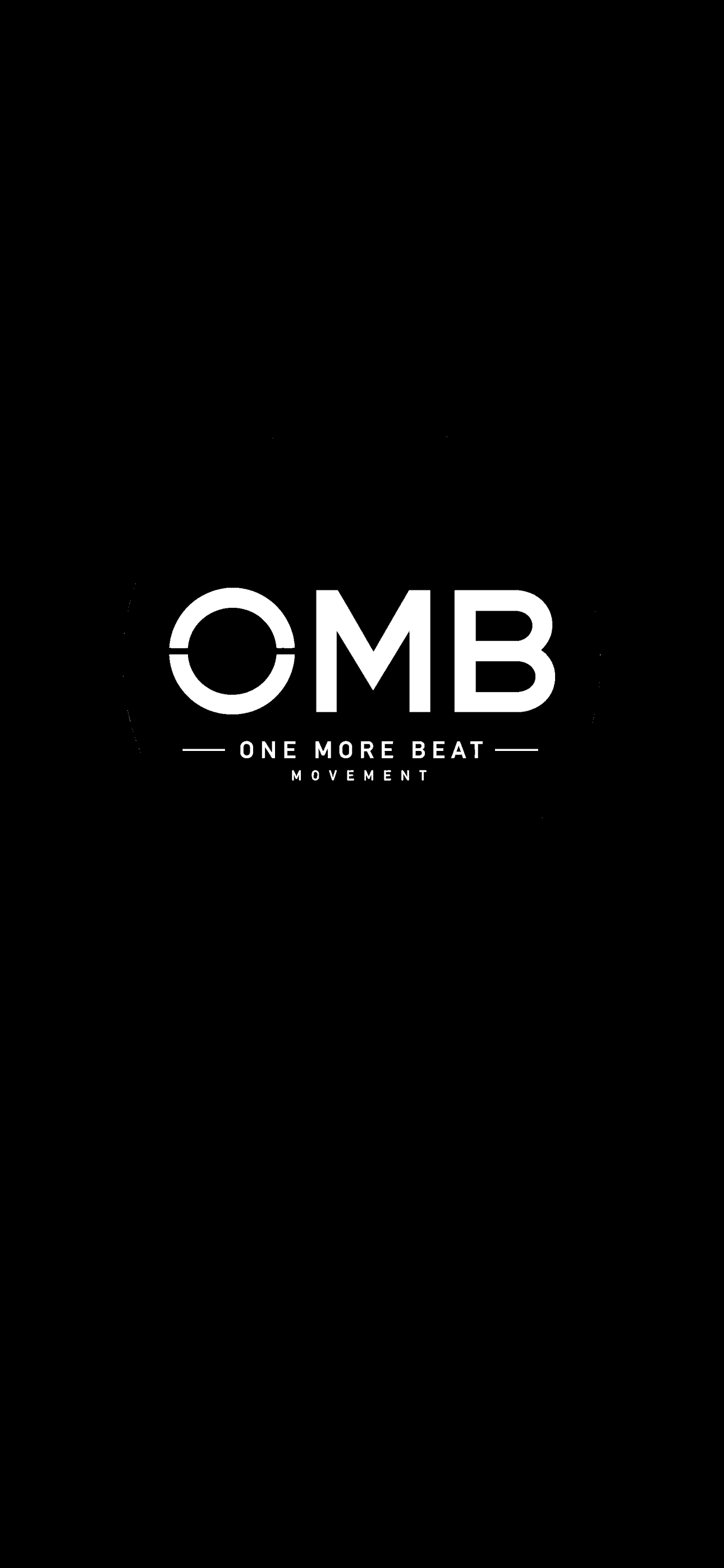 OMB wallpaper on a phone lock screen